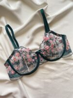 ست لباسزیر توری سبزتیره انوشه کد889_16 - Image 6