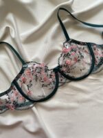 ست لباسزیر توری سبزتیره انوشه کد889_16 - Image 3