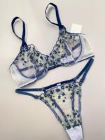 ست تور گل آبی ژینا کد 1148+ - Image 2