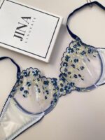 ست تور گل آبی ژینا کد 1148+ - Image 3