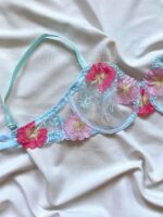 ست لباسزیر تور سبز آبی انوشه کد889_29 - Image 4