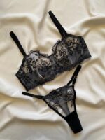 ست لباسزیرزنانه تور سایه روشن مارک انوشه کد889_13 - Image 3