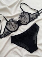 ست کاپ بی مشکی انوشه کد889_38