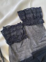 جوراب زنانه فانتزی لبه دانتل ژله ای - Image 5