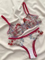 ست لباسزیر تورگلدوزی از برند انوشه(نوشه پوش) کد889 - Image 3