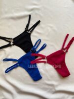 شورت لامبادا  کبریتی با بند رگلاژی - Image 3