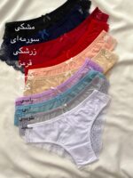 شورت زنانه فانتزی نخی پشت تور - Image 2