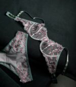 ست لباسزیر تورگلدوزی سبز برندانوشه(نوشه  پوش)کد889 - Image 7