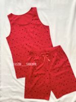 ست تاپ ‌وشورت نخ پنبه میسپل - Image 4