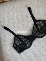 ست لباسزیر تورگلدوزی مشکی کد889برندانوشه(نوشه پوش) - Image 4