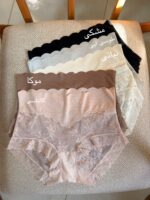 شورت زنانه فانتزی دانتل فاق بلند - Image 5